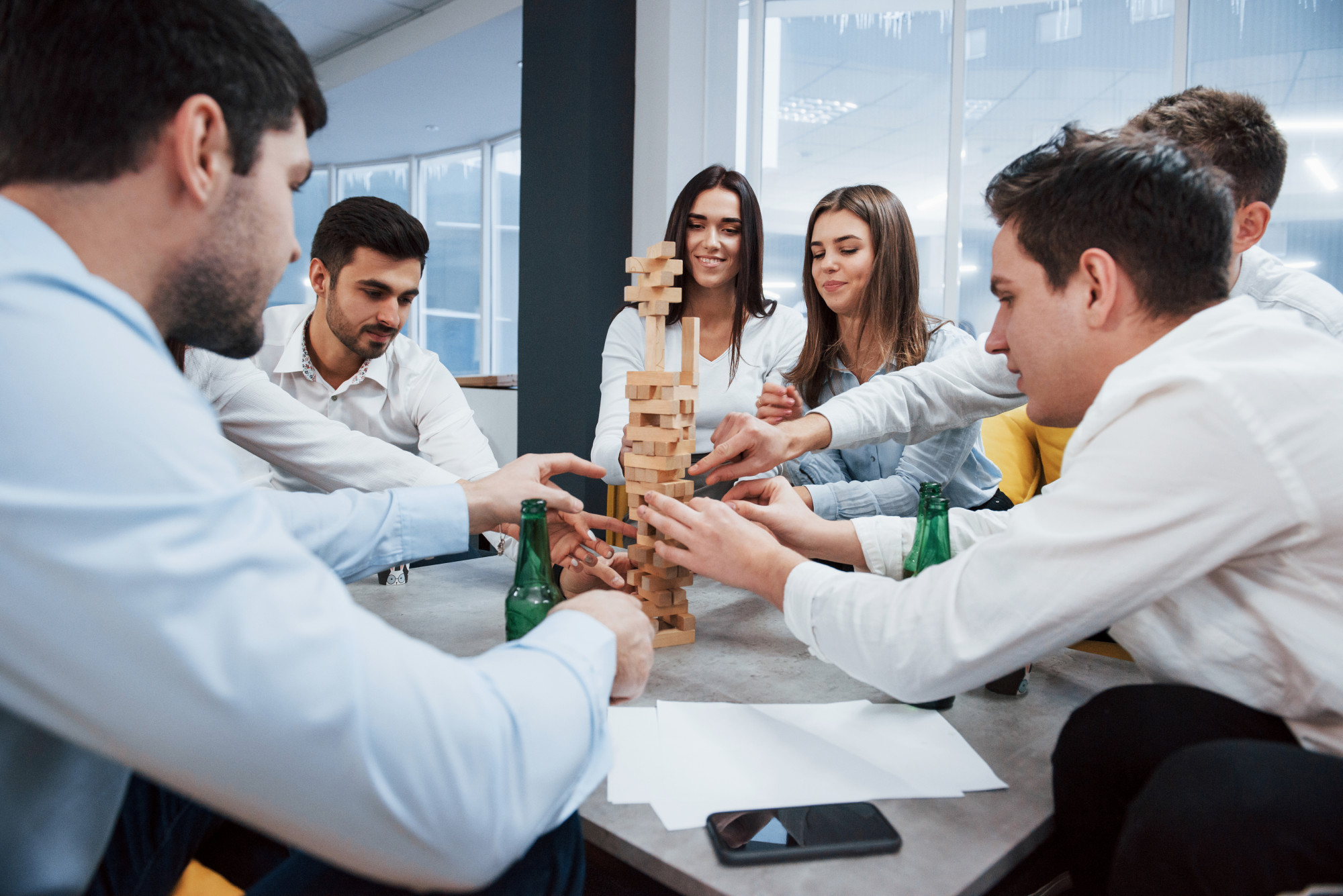 Workshop de ventas con equipo enfocado en objetivos
